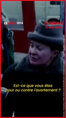 SIMONE - FLASHBACK : Pour ou contre l’avortement ? Les réponses des français·es en 1974