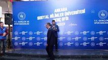 Bakan Kasapoğlu, Ankara Sosyal Bilimler Üniversitesi Genç Ofisi açılışına katıldı
