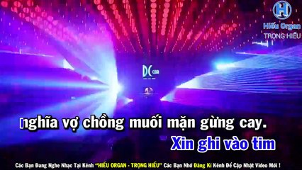karaoke Vợ Tôi Remix Tone Nam Nhạc Sống - Trọng Hiếu