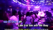 Karaoke Đêm Trăng Tình Yêu Remix Tone Nam Nhạc Sống