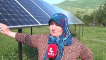 Sinoplu Kezban Karaman Almanya'da Gördüğü Güneş Enerji Santralini Evinin Bahçesine Kurdu
