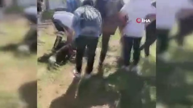 Büyükçekmece'de kaza sonrası yaşanan can pazarı kamerada