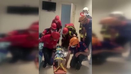 Çukurca Devlet Hastanesinde yangın tatbikatı