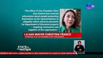 Kampo ni VP-elect Sara Duterte, nagbabala sa mga nagpapanggap umano na tauhan niya para manghingi ng pera | SONA