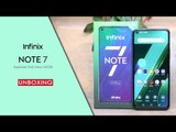 Infinix Note 7 Unboxing