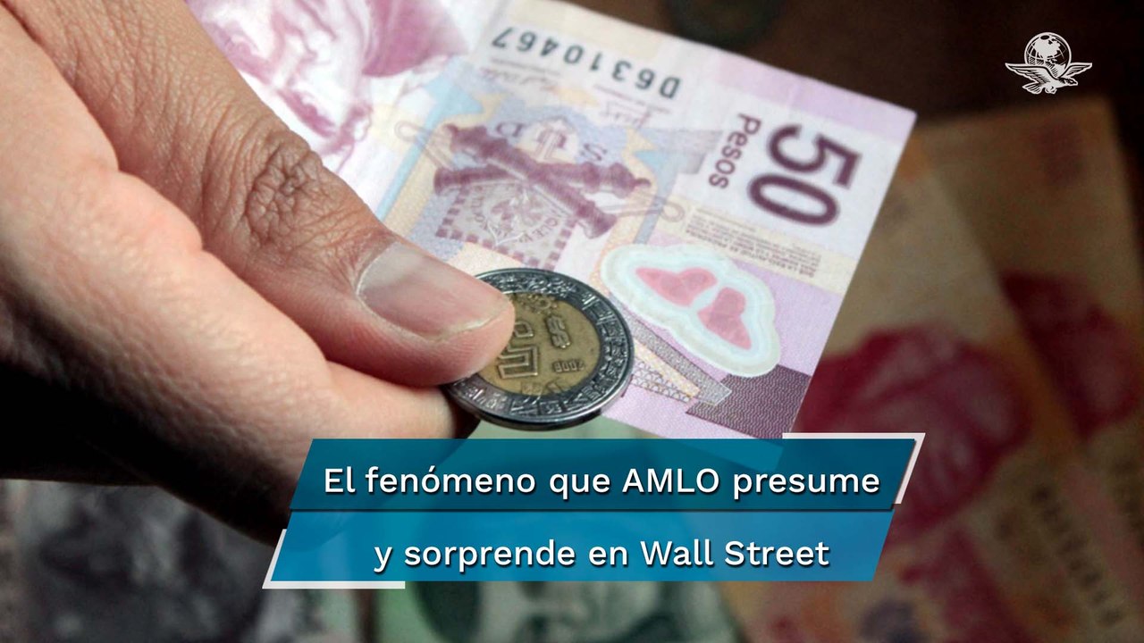 En Wall Street deben estar sorprendidos por la fortaleza del peso: AMLO