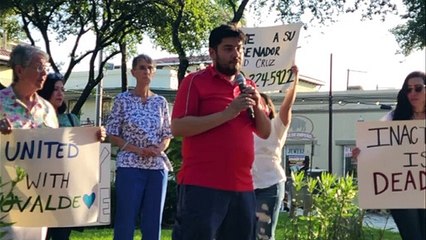 Vigilia para los fallecidos de Uvalde