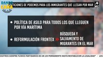 Podemos y su nuevo disparate sin sentido: pide puertas abiertas a la inmigración ilegal por mar