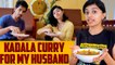 Kerala Style Kadala curry for My Husband _❤️ _ Harija & Amar _ Harija Vlogs