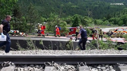 Burgrain in Oberbayern: Mehrere Tote nach Zugunglück