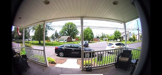 Doorbell Camera Catches Crash into House