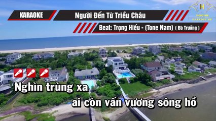 Karaoke Người Đến Từ Triều Châu Tone Nam Nhạc Sống