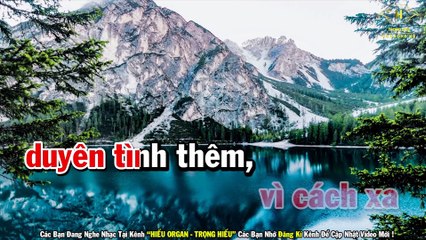 Thành Phố Buồn Karaoke Tone Nữ Nhạc Sống - Trọng Hiếu