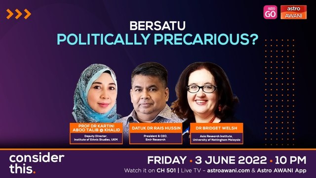 Consider This: Bersatu (Part 2) - Malay Or Malaysian Party?