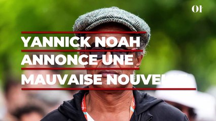 Yannick Noah atteint d'une maladie grave : il craint le pire pour la suite de sa carrière
