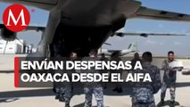 Primer vuelo con víveres para afectados por huracán 'Ágatha' saldrá del AIFA