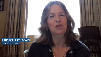 Lady Bella Colgrain is the Lord-Lieutenant of Kent and is at today's thanksgiving service at St Paul's Cathedral