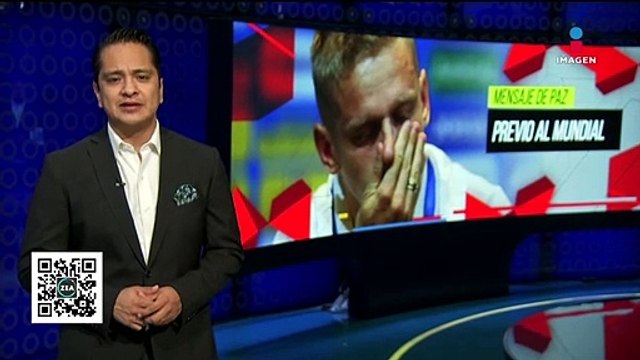 Jugador ucraniano rompe en llanto previo al repechaje del Mundial