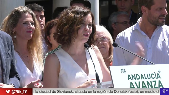 Isabel Díaz Ayuso responde a 7NN durante su paso por Andalucía