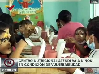 Lara | Centro Nutricional en el municipio Iribarren atiende a niños en condición de vulnerabilidad