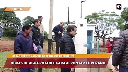 Obras de agua potable para afrontar el verano