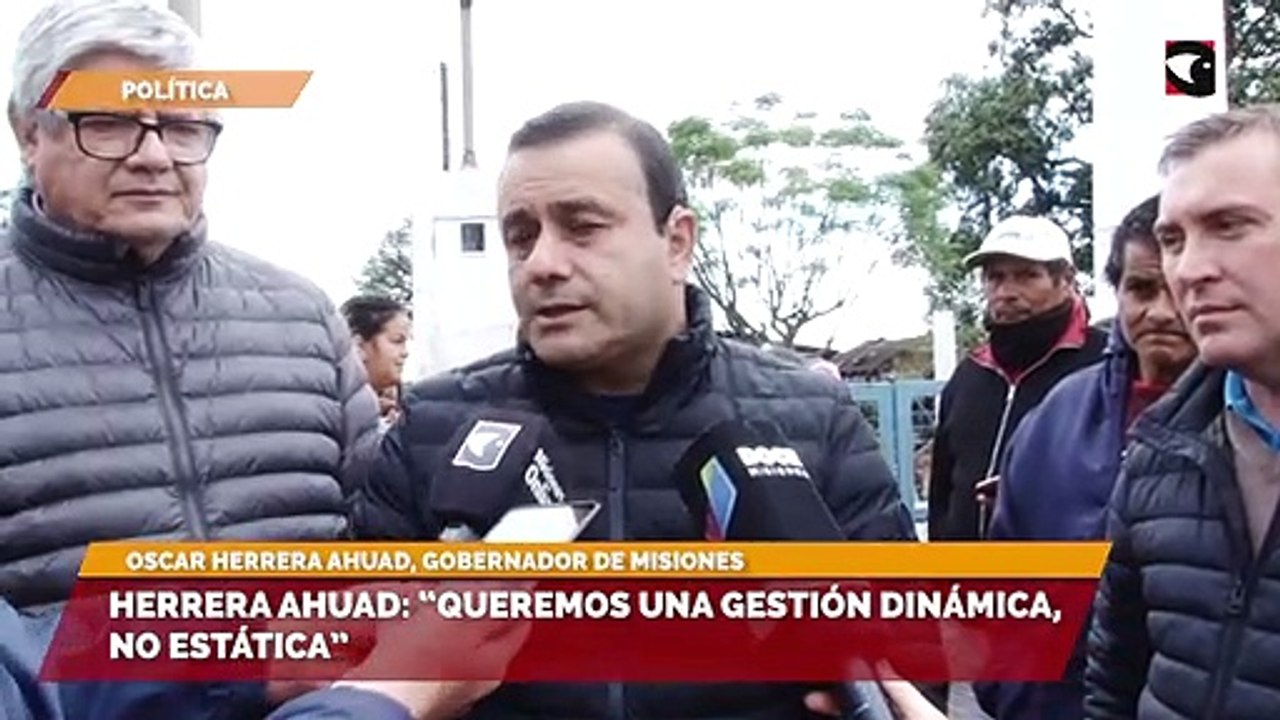 Herrera Ahuad “Queremos una gestión dinámica, no estática”