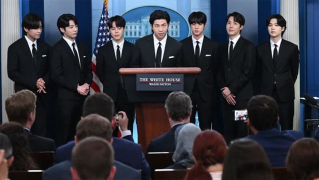BTS Speaks Against Asian-Targeted Hate Crimes at the White House & ARMY Goes After Tucker Carlson | THR News