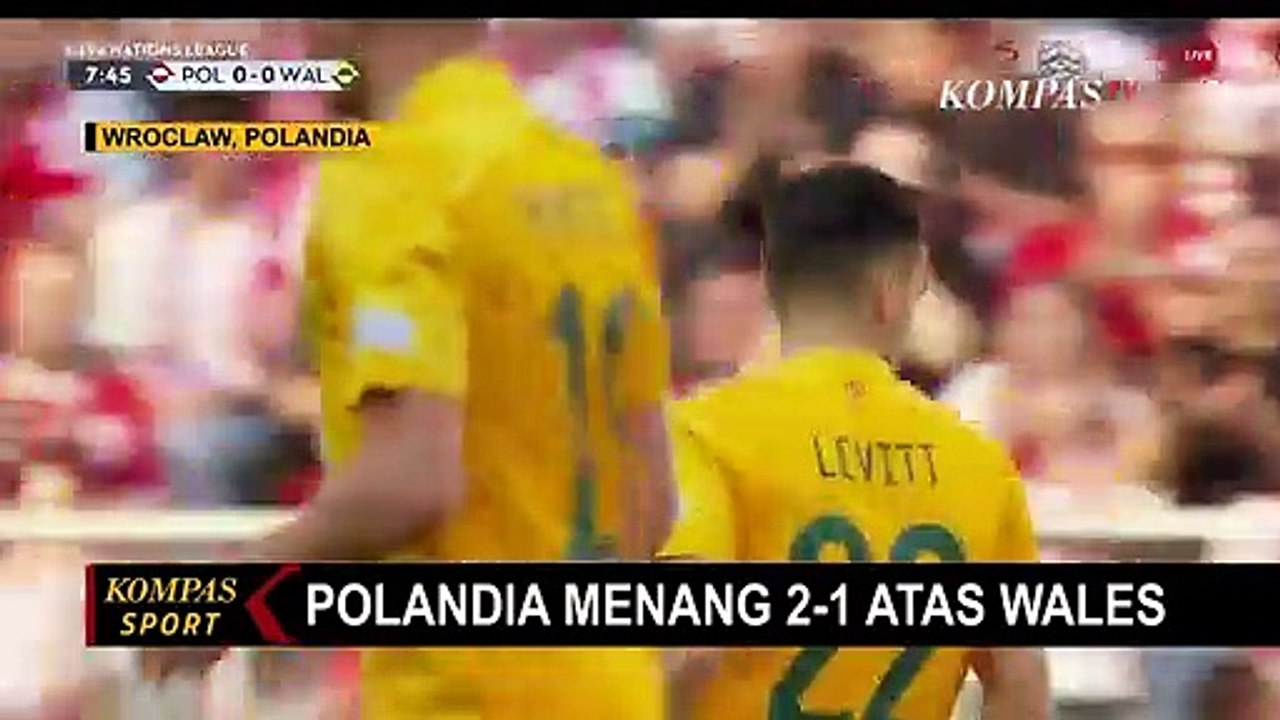 Tertinggal Lebih Dulu, Polandia Berhasil Menang 2-1 Atas Wales di Nations League
