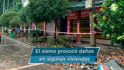 Así se vivió el sismo de 6.1 en China que dejó 4 muertos