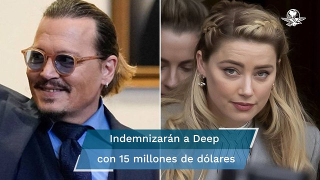Jurado falla a favor de Johnny Depp en demanda por difamación contra Amber Heard