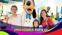Luz Elena González festejó los 15 años de su hijo en Disney