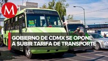 Gobierno de CdMx pide a transportistas no bloquear avenidas mañana; 