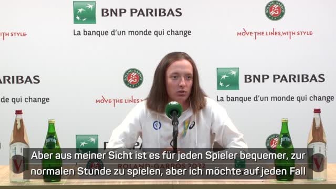 Swiatek: Bin von Mauresmo-Kommentar enttäuscht