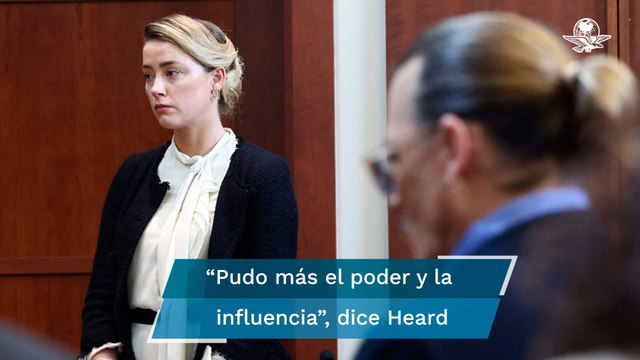 Amber Heard reacciona tras perder juicio contra Johnny Depp: “Mi corazón está roto”