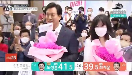 엇갈린 차기 주자 성적표…오세훈 '유력후보' 이재명 '책임론'