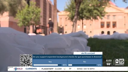 Body bags at the capitol: March for Our Lives Arizona stages protest on capitol lawn
