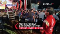 Momen Jokowi dan Iriana Nonton Konser Musik di Malam Terakhir di Ende