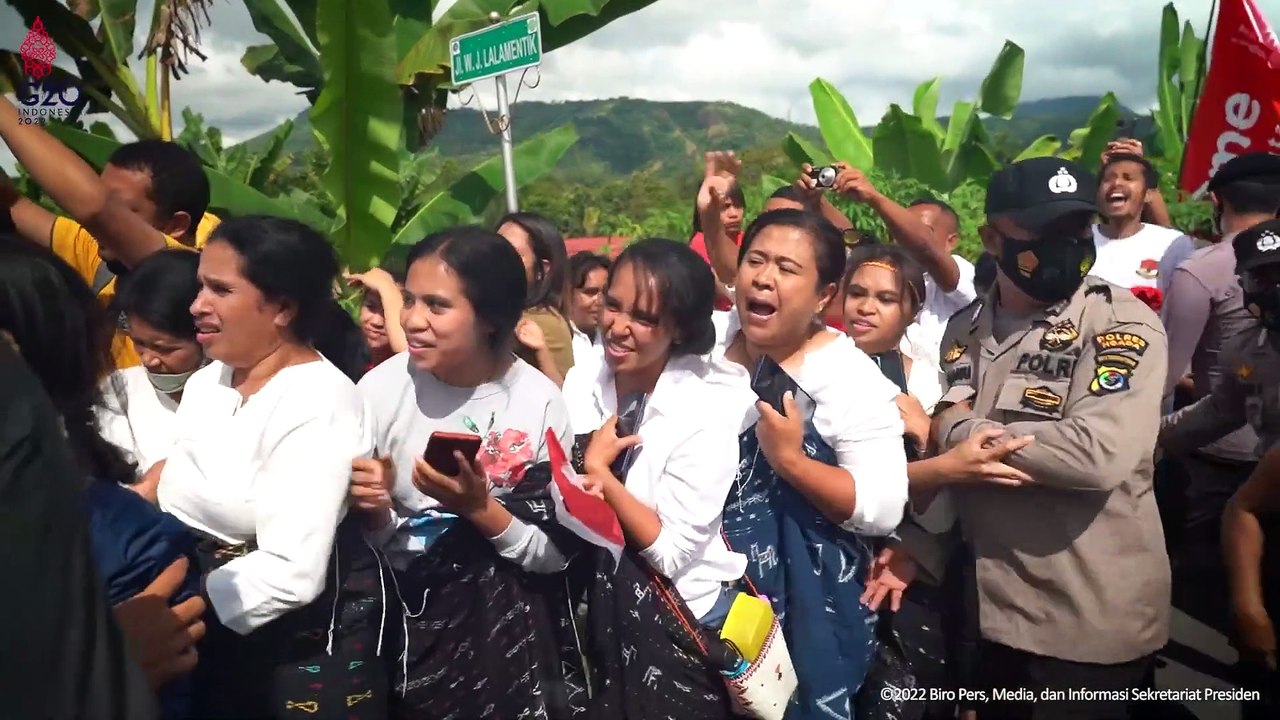 Presiden Joko Widodo Dan Ibu Negara Iriana Joko Widodo, Mengunjungi Kabupaten Ngada, NTT