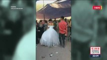 Hombres armados fueron grabados disfrutando de una boda en Guerrero