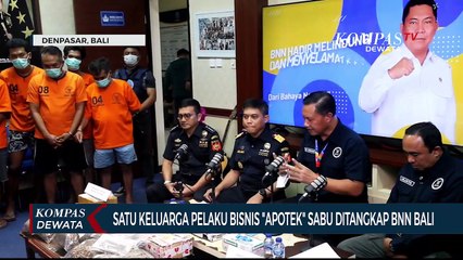 BNN Bali Bongkar Bisnis Apotek Sabu