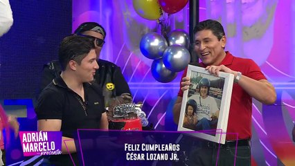 ¡Sorpresa! Llega el Dr, César Lozano a felicitar a su hijo