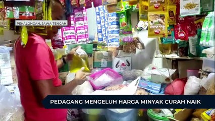 Pedagang di Pekalongan Mengeluh Harga Minyak Curah Naik