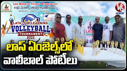 Telugu Association Volleyball Competitions Held In Los Angeles _ America _ V6 News