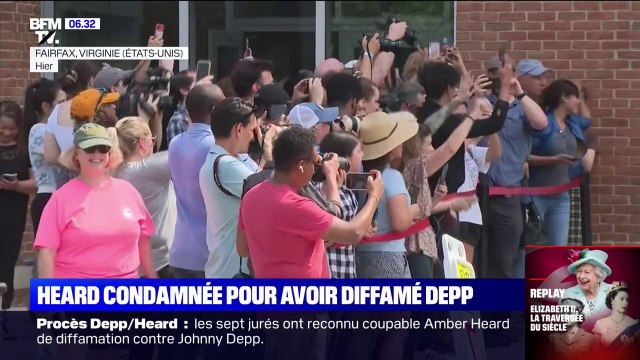Procès Depp-Heard: les réactions des fans devant le tribunal au moment du verdict