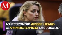 Amber Heard lamenta veredicto a favor de Johnny Depp: 