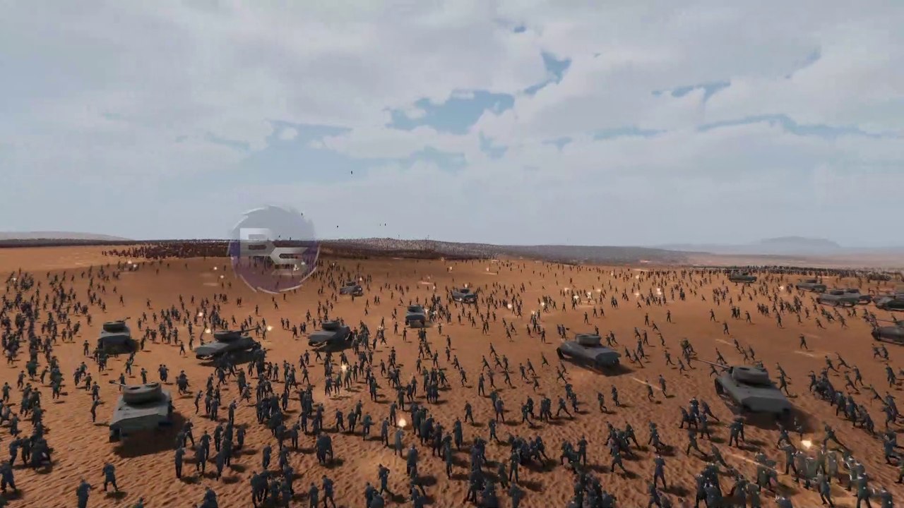 100,000 Elite Spartans VS 40,000 German Soldiers + 400 Tanks | Ultimate Epic Battle Simulator 2