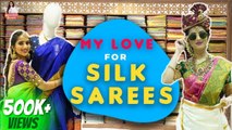 My Love For Silk Sarees _ Niveditha Gowda _ Saree Challenge