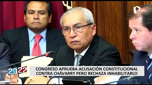 Pedro Chávarry: Congreso aprueba acusaciones constitucionales contra exfiscal, pero rechaza inhabilitarlo