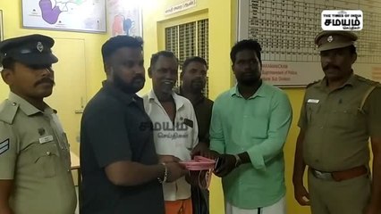 தந்தை மகன் செய்த காரியம்; பாராட்டிய போலீஸ்!