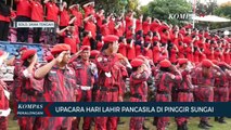 Upacara Hari Lahir Pancasila di Pinggir Sungai Bengawan Solo